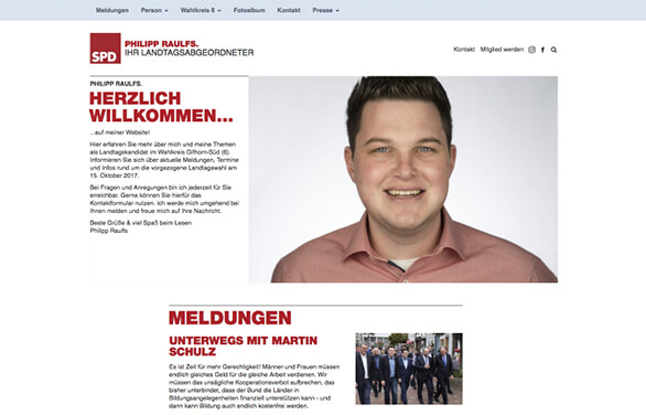 Philipp Raulfs Webseite