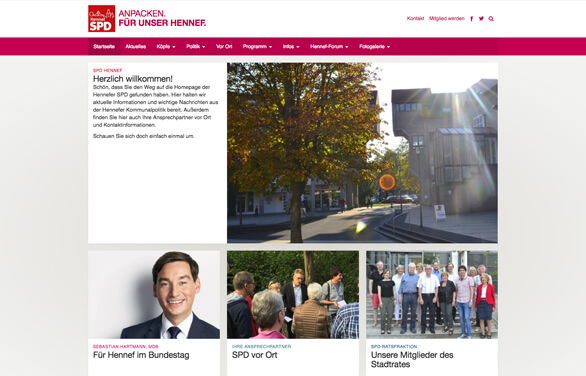 SPD Hennef Webseite