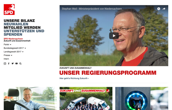Die Homepage von spdnds.de
